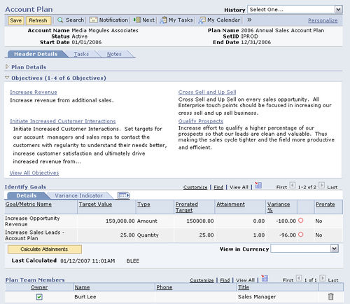 Software CRM - CRM - Oracle - de planificación / en tiempo real / nube