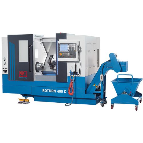 Torno CNC - Roturn 400 C - Knuth Machine Tools - horizontal / 2 ejes / de mesa inclinada