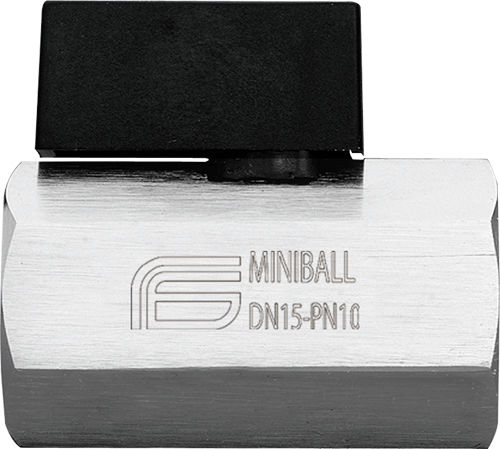 Válvula de bola - MINIBALL series - EFFEBI - de palanca / para agua / roscada