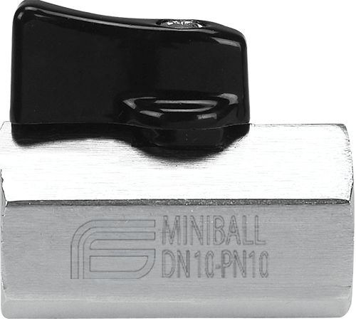 Válvula de bola - MINIBALL AL series - EFFEBI - de palanca / para agua / roscada