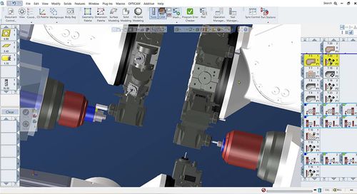 Software de gestión - Visualization of multi flow operations - GibbsCAM - de visualización / de mando / de flujo