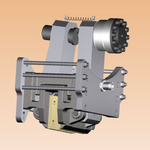 Estribo de freno de disco - POTP700 series - MWM FRENI-FRIZIONI - hidráulico / de muelle