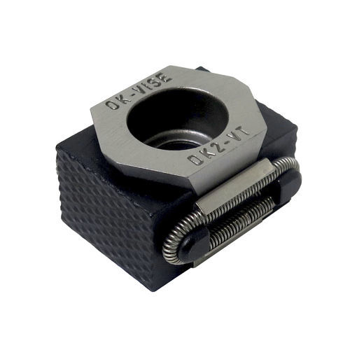 Dispositivos de apriete estriado - K2-VT series - OK-VISE - mecánico / de piezas para procesar / de perfil plano