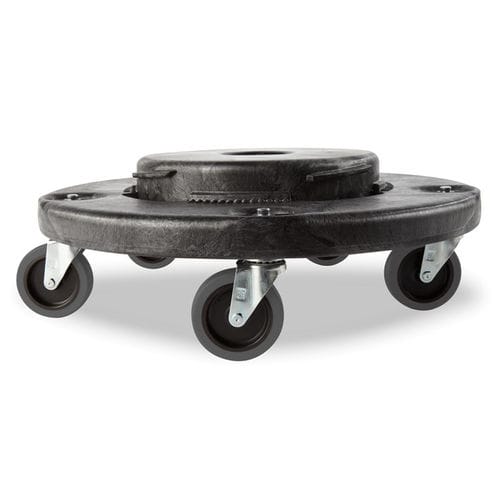 Plataforma rodante portacubetas - FG264043BLA - Rubbermaid - para altas cargas / circular
