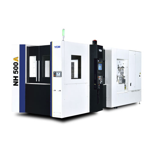 Centro de mecanizado CNC 3 ejes - NH500A - YCM (Yeong Chin) - horizontal / de doble columna / con mesa rotativa
