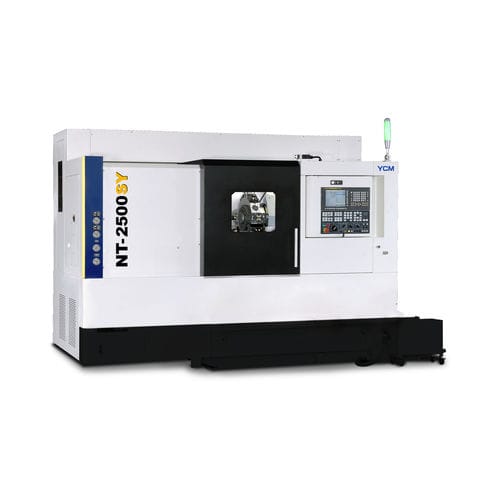 Centro de torneado CNC - NT-2500SY - YCM (Yeong Chin) - 5 ejes / A2-8 / 12 herramientas