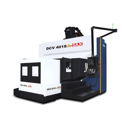 Centro de mecanizado CNC 5 ejes - DCV4018A-5AX - YCM (Yeong Chin) - vertical / de doble columna / HSK A-63