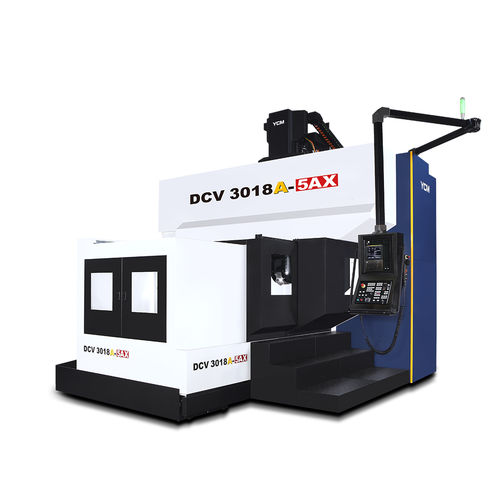 Centro de mecanizado CNC 5 ejes - DCV3018A-5AX - YCM (Yeong Chin) - vertical / de doble columna / HSK A-63