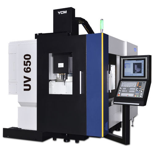 Centro de mecanizado CNC 5 ejes - UV650 - YCM (Yeong Chin) - vertical / con mesa rotativa / BBT40