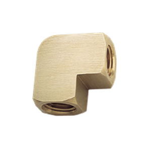 Racor hidráulico - EL series - Progressive Components - roscado / codo de 90º / de latón