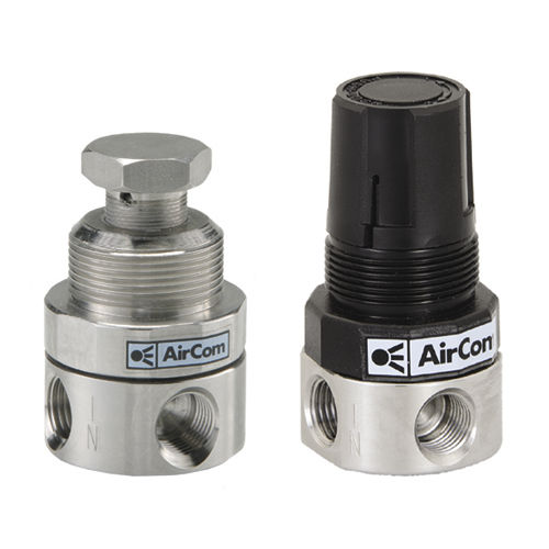 Regulador de presión para aire comprimido - R364-0 series - AirCom Pneumatic - de diafragma / monoetapa / de plástico