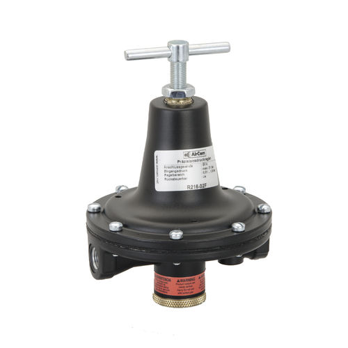 Regulador de presión para aire comprimido - R216 series - AirCom Pneumatic - de membrana / monoetapa / industrial