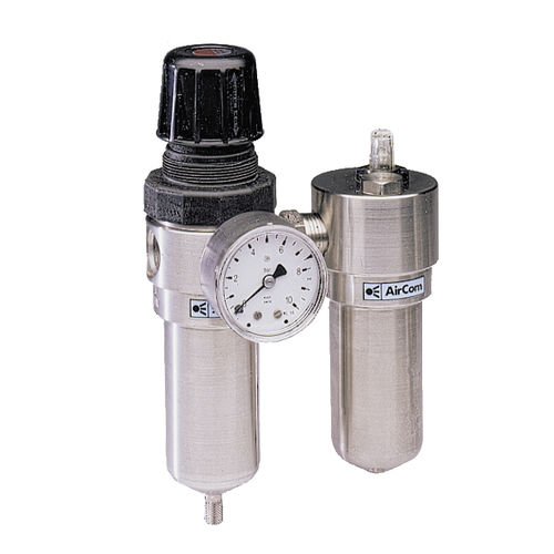 Filtro de aire - F1 series  - AirCom Pneumatic - de aire comprimido / de cesta doble / a presión