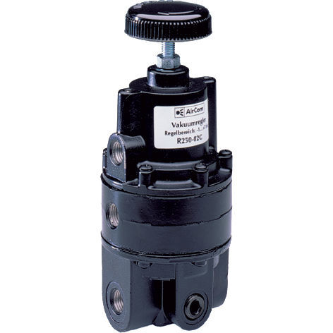Regulador de presión para aire comprimido - R250-2 series - AirCom Pneumatic - de diafragma / multietapa / de acero inoxidable