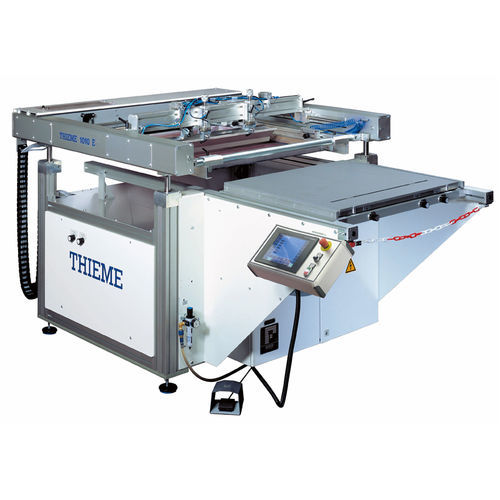 Máquina de serigrafia semiautomática - 1000 E series - THIEME - de color / con mesa extraíble / compacta