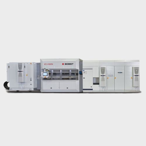 Sistema de metalización de vacío - K5 VISION - BOBST - de film plástico / compacto / para papel