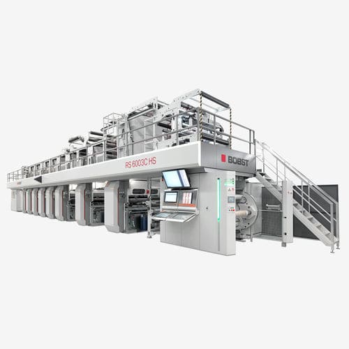 Máquina de impresión por huecograbado - RS 6003 - BOBST - para embalajes / de color / de alta velocidad