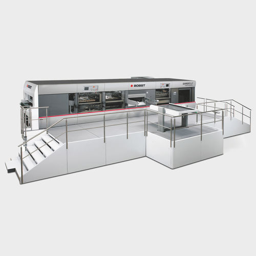 Máquina de corte de punzonado - EXPERTCUT 145 PER - BOBST - para cartón / para papel / CNC
