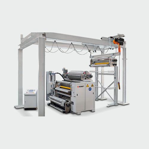 Máquina de laminado de vacío - MF250 - BOBST - compacta / manual
