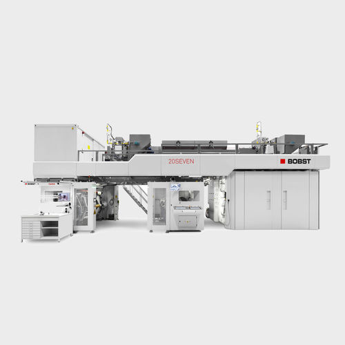 Prensa flexográfica con tambor central - 20SEVEN - CI - BOBST - de 7 colores / para cajas / para embalajes