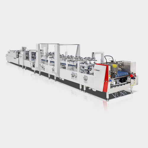 Máquina encoladora automática - NOVAFOLD series - BOBST - cartón / de papel / para la industria del embalaje