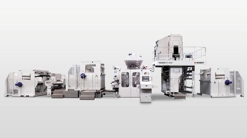 Máquina de revestimiento/laminación para papel - VISION RX 400F - BOBST - de film de plástico / para hojas de aluminio / con laminación