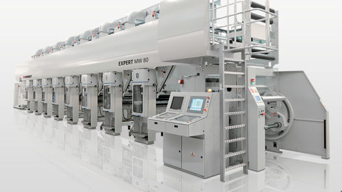 Máquina de impresión por huecograbado - MW 60 - BOBST - para etiquetas / de color / en línea