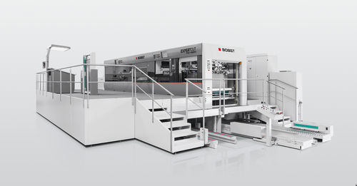 Máquina de corte de punzonado - EXPERTCUT 145 PER - BOBST - para cartón / para papel / de chapa