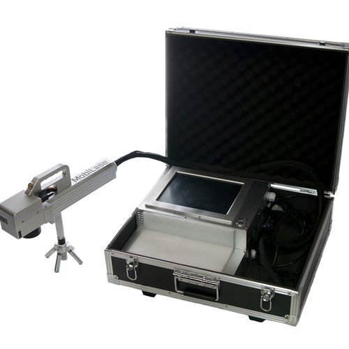 Máquina de marcado con batería - MobiLase Battery - Rocklin Manufacturing - láser de fibra / de metal / de plástico