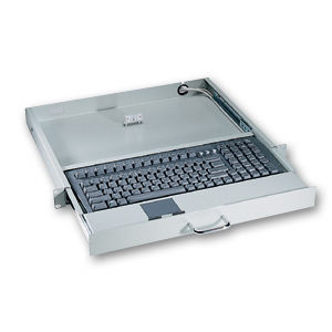 Teclado montado en rack-cajón - AX7042 - AXIOMTEK - de tecla mecánica / de membrana / con alfombrilla táctil