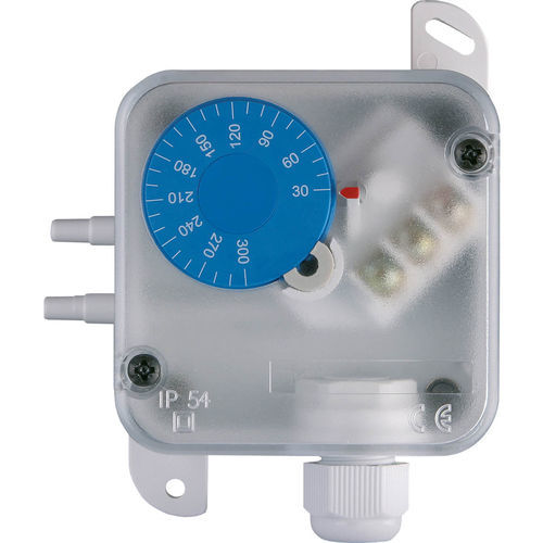Presostato diferencial - PS series - Thermokon Sensortechnik - bloque de conexión / conector M16 / montado en panel