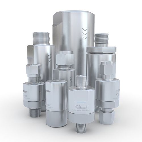 Válvula de retención de acero inoxidable - TVR2-S1 - WEH GmbH Verbindungstechnik - de bolas / roscada / para la industria química