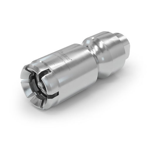 Racor neumático - WEH® TW110 - WEH GmbH Verbindungstechnik - push-to-lock / de acero inoxidable / con válvula de cierre
