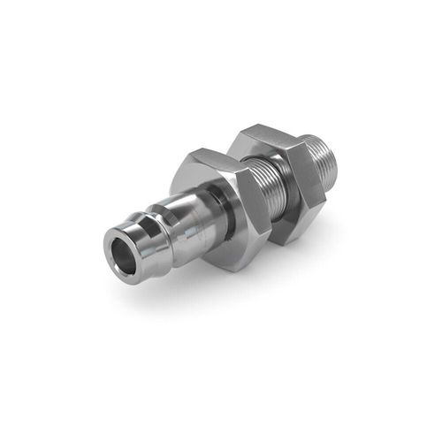 Conector neumático - TNS12-S1 H2 - WEH GmbH Verbindungstechnik - macho / de bajo ruido / para gas