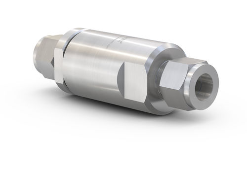 Válvula de retención para GNC - TVR5 CNG - WEH GmbH Verbindungstechnik - para estación de servicio / para autobús / de acero inoxidable