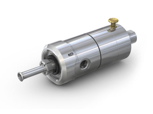 Racor neumático - WEH® TW117 - WEH GmbH Verbindungstechnik - push-to-lock / de acero inoxidable / para botella de gas