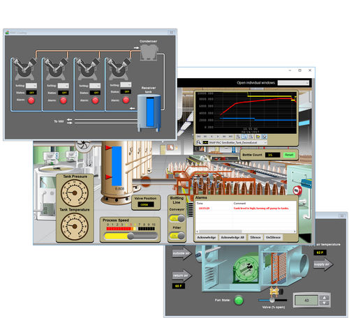 Software de programación - PACDISPLAYBAS - Opto 22 - de mando / de base de datos / HMI