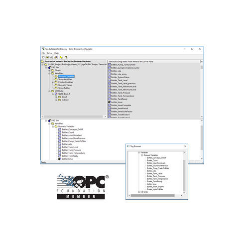 Software OPC - OPTOOPCSERVER - Opto 22 - de mando / HMI / servidor