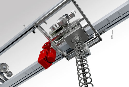 Manipulador suspendido en riel - Quick-Lift Driven 125i - Binar Handling AB - servoaccionado / de elevación / de producción