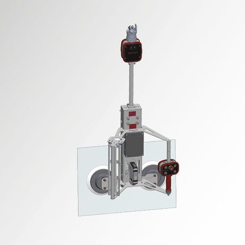 Elevador de ventosas para placa de vídrio - Ergo Glass Pneumatic Tilt - Binar Handling AB - ajustable / neumático / rotativo