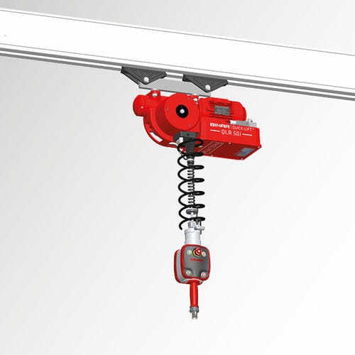 Manipulador neumático - Quick-Lift Rail 50i - Binar Handling AB - eléctrico / mecánico / con asidero