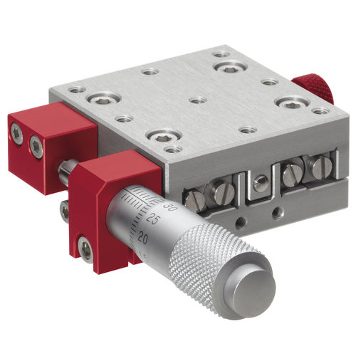 Platina de posicionamiento lineal - NH Series - SCHNEEBERGER AG Linear Technology - manual / de un eje / con micrómetros