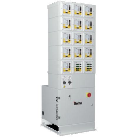 Máquina de revestimiento de pintura en polvo automática - OptiFlex®  - Gema Switzerland