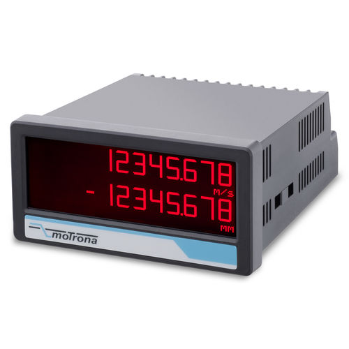 Indicador de doble canal - MX350 touchMATRIX® - motrona - de posición / de velocidad / de frecuencia