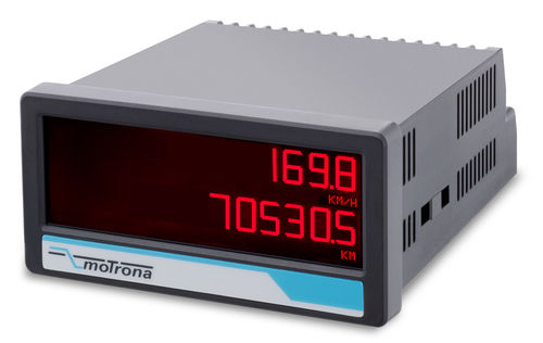 Indicador de doble canal - MX355 touchMATRIX® - motrona - de posición / de velocidad / de frecuencia