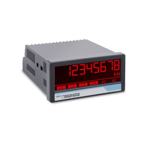Indicador de temperatura - DM350 - motrona - de fuerza / con pantalla LED / con pantalla táctil