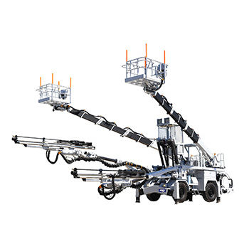 Perforadora jumbo para túnel - JTH2200R - Furukawa Rock Drill - de tres brazos