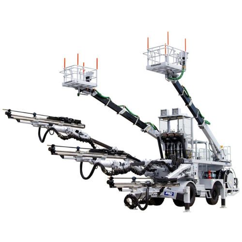 Perforadora jumbo para túnel - JTH3200R - Furukawa Rock Drill - de tres brazos
