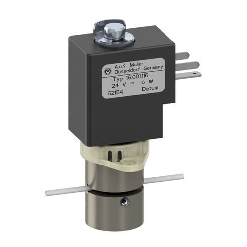 Electroválvula servo asistido - 16.001.116 - A. u. K. Müller - de 2 vías / NC / para productos alimentarios