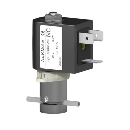 Electroválvula servo asistido - 16.002.216 - A. u. K. Müller - de 2/2 vías / NA / agua